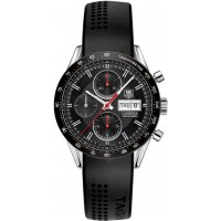 Tag Heuer Carrera Black Dial Steel Men's Watch CV201AH-FT6014